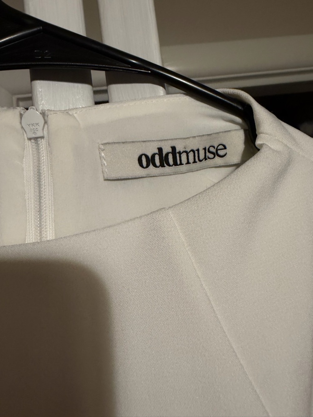 Odd Muse Modern White Fit-and-Flare Cap Sleeve Mini Dress White NWT - Picture 7 of 7